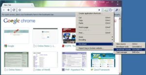 Figure 1.0 - Chrome Developer Tools